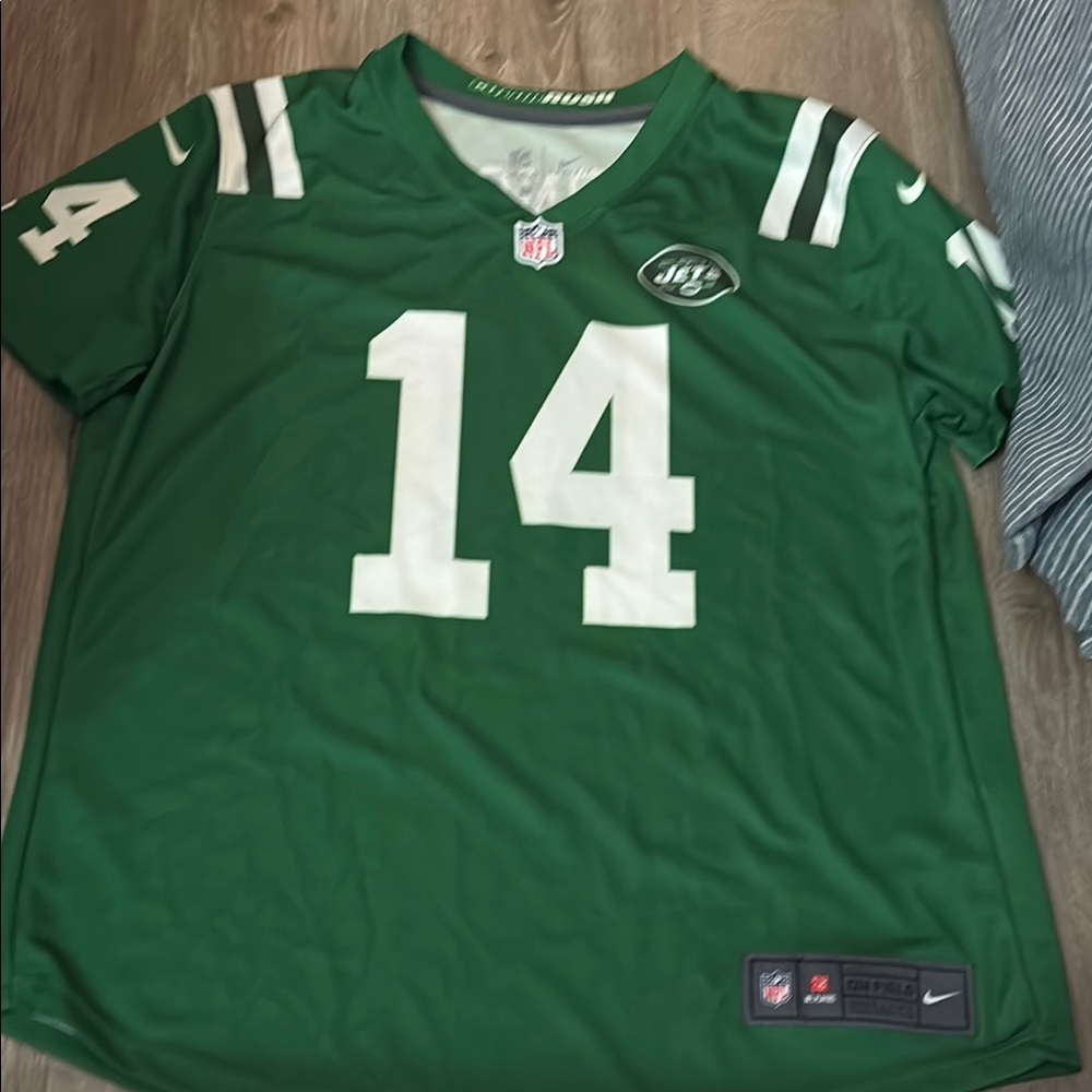 Green Nike Jets Jersey